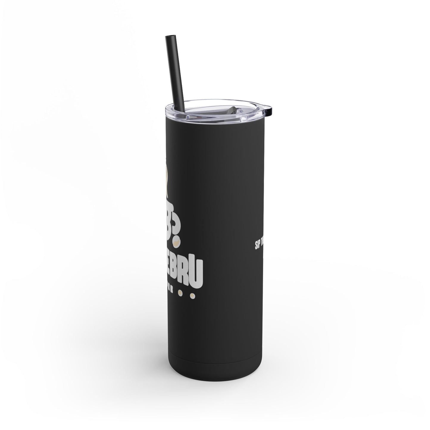 HustleBRU Matte Skinny Tumbler