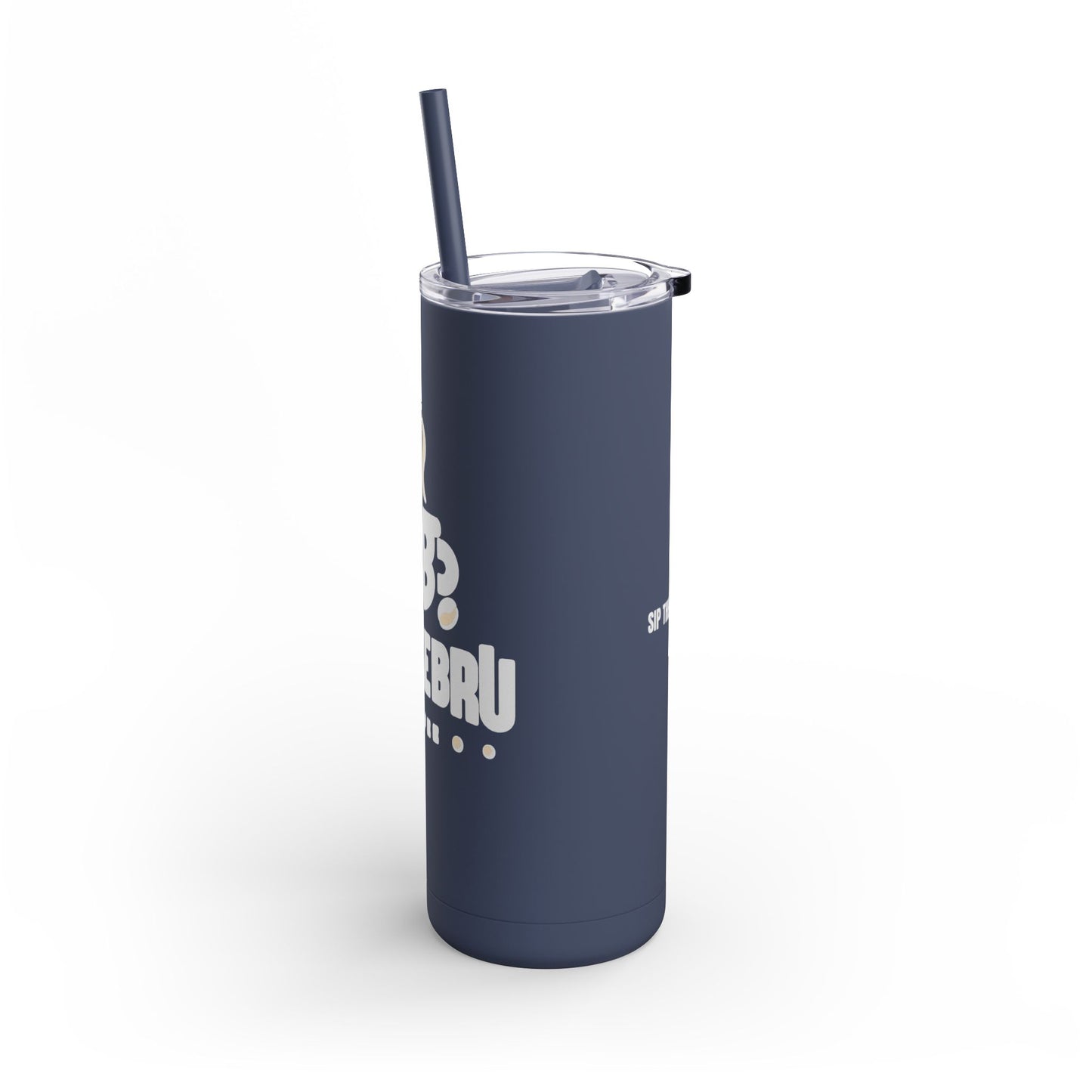 HustleBRU Matte Skinny Tumbler