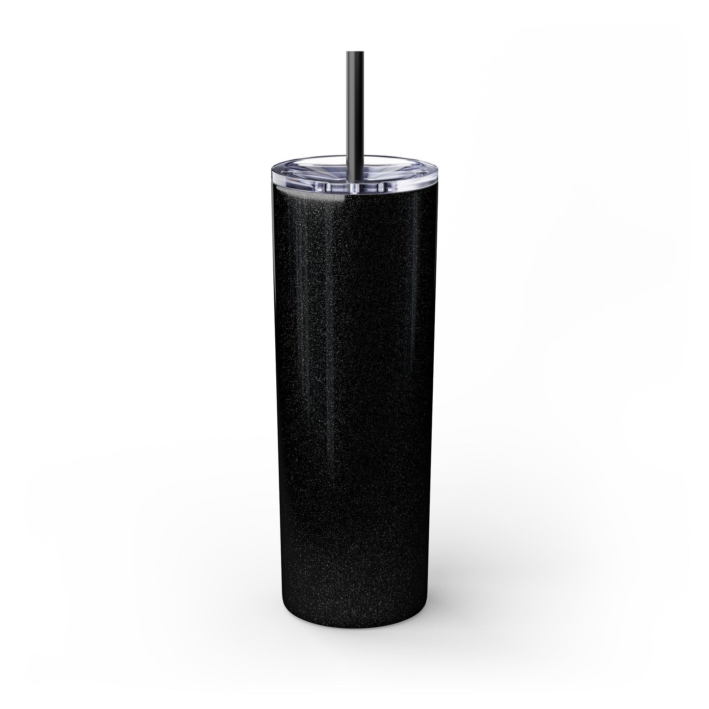 HustleBru Glitter Skinny Tumbler
