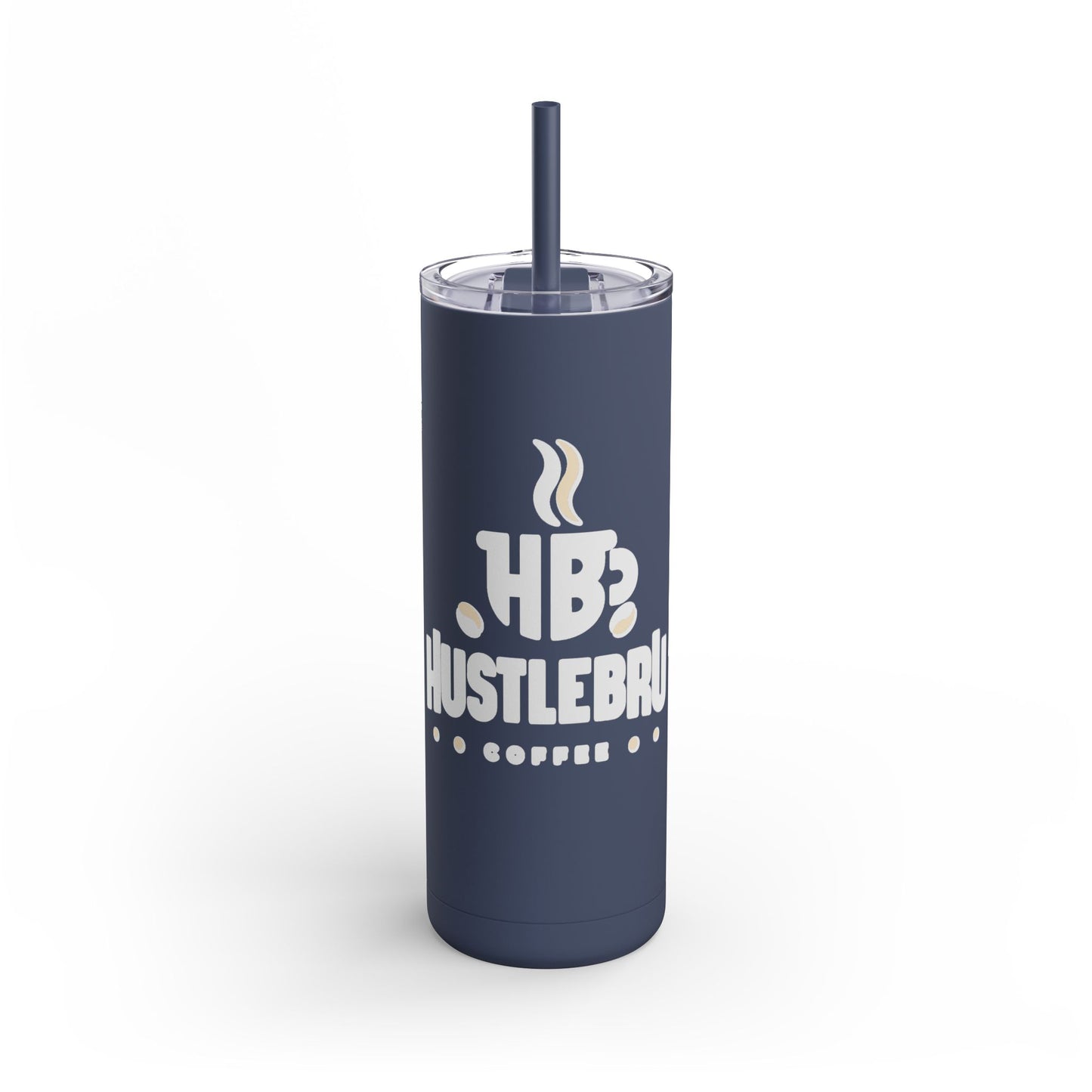 HustleBRU Matte Skinny Tumbler