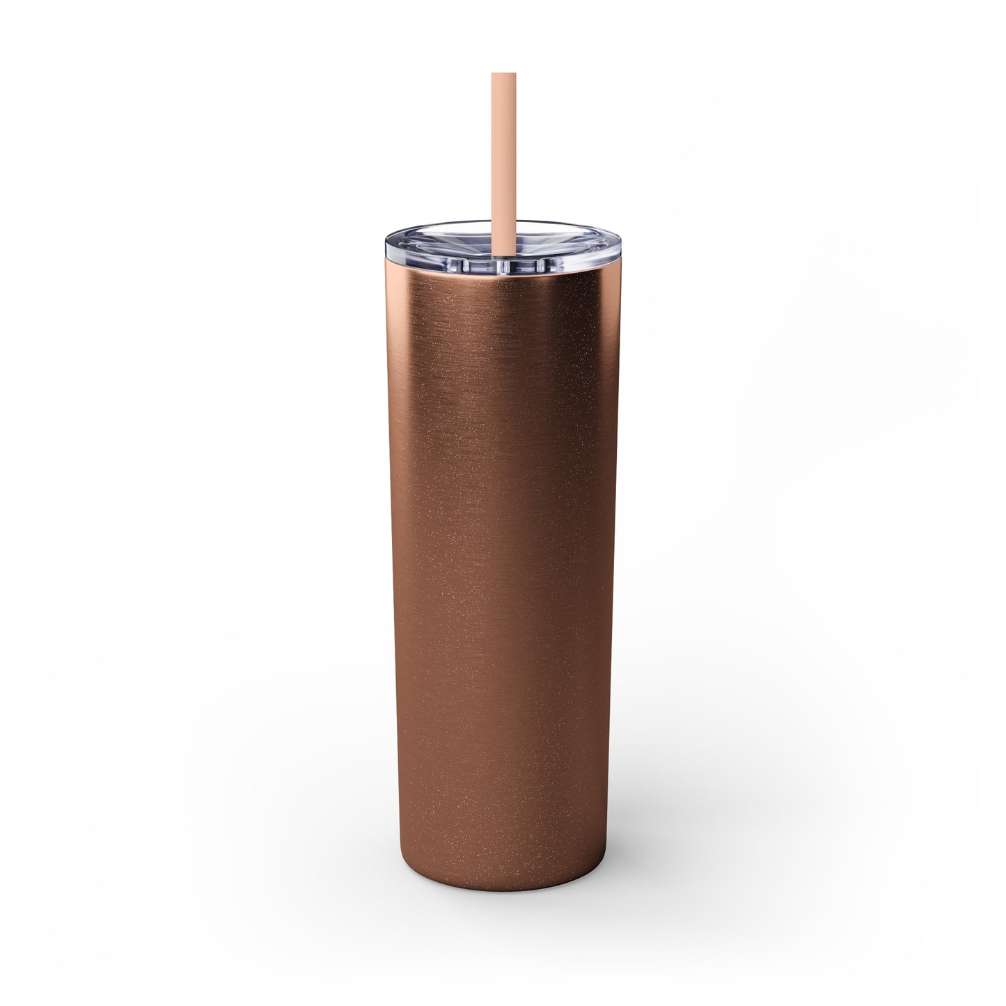HustleBru Glitter Skinny Tumbler