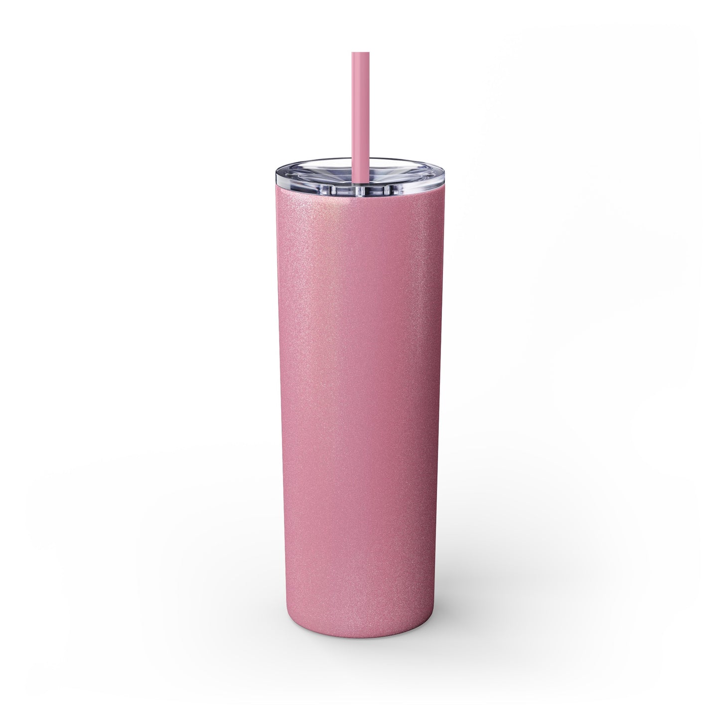 HustleBru Glitter Skinny Tumbler