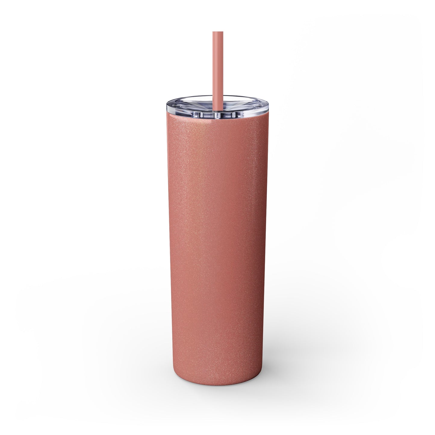 HustleBru Glitter Skinny Tumbler