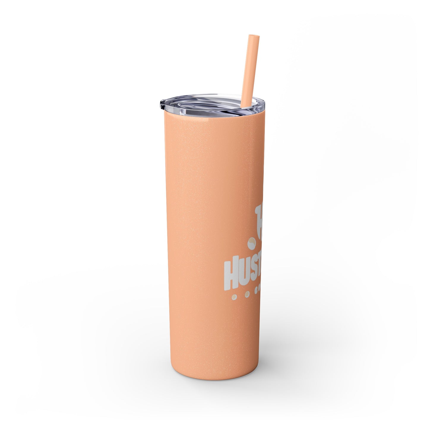 HustleBru Glitter Skinny Tumbler