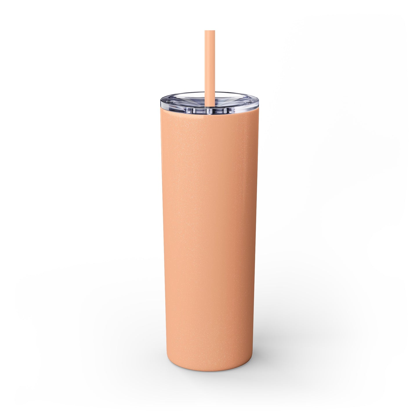 HustleBru Glitter Skinny Tumbler