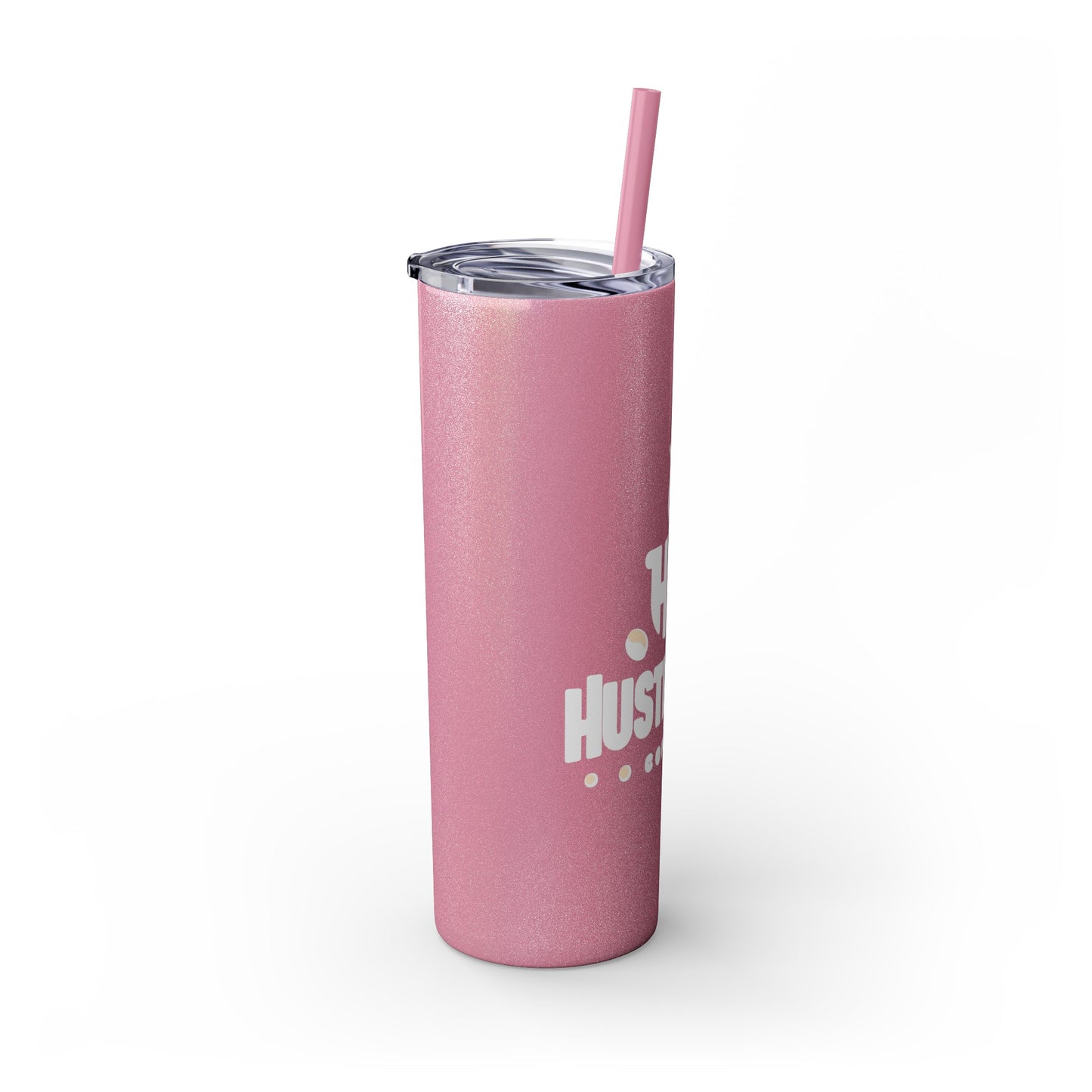 HustleBru Glitter Skinny Tumbler