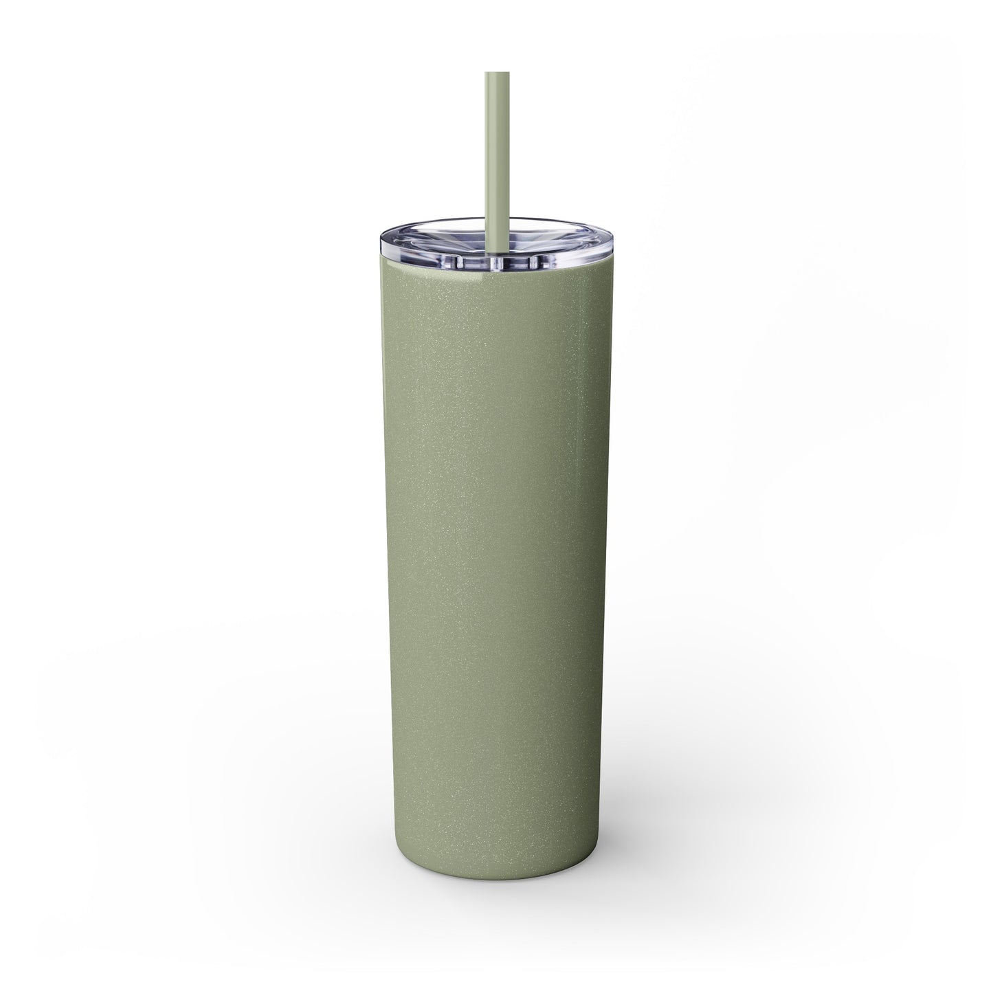 HustleBru Glitter Skinny Tumbler