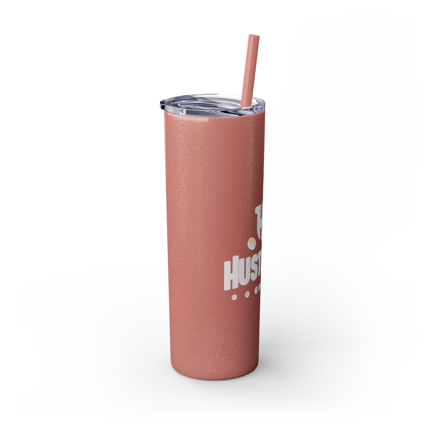 HustleBru Glitter Skinny Tumbler