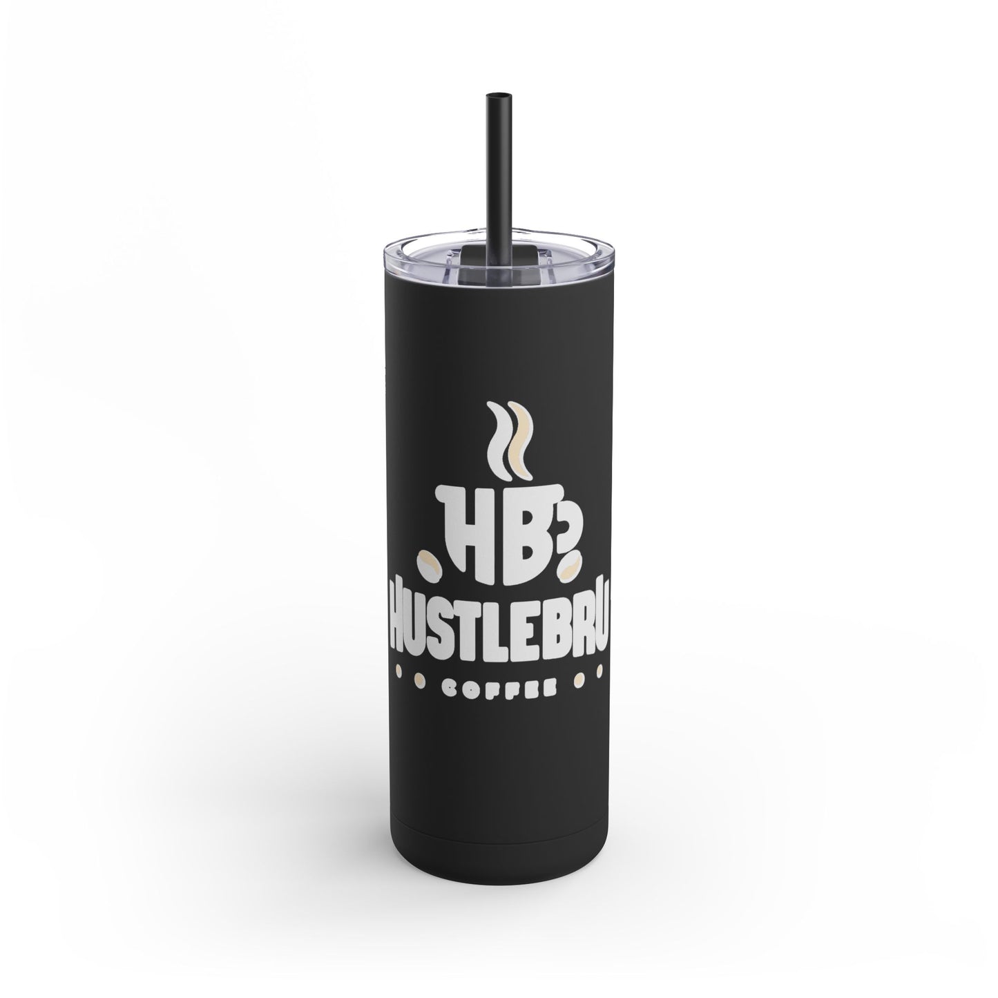 HustleBRU Matte Skinny Tumbler